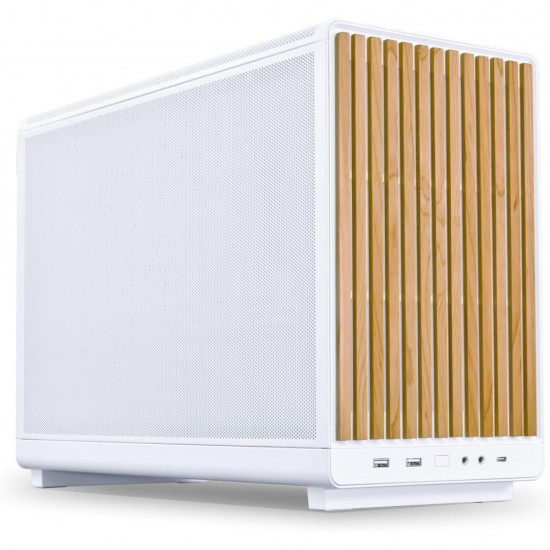 Lian Li DAN A3 Wooden White Micro Tower Gaming Case